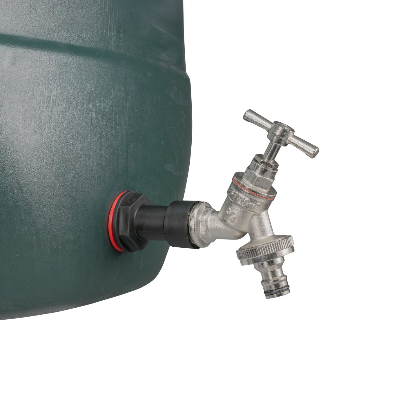 3/4" Water Butt Link Set with Nickel-Plated Quick Connect Tap & Hole Saw
