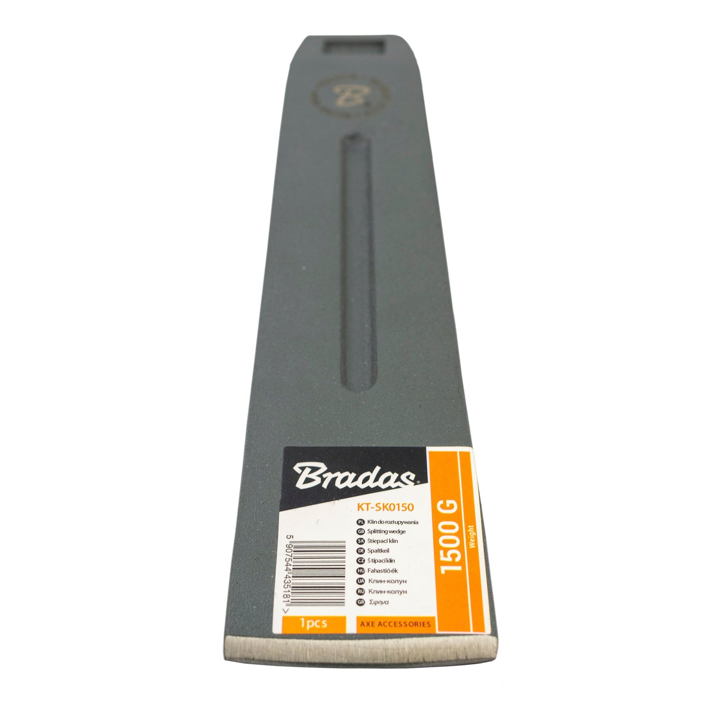 1.5kg Solid Steel Log Splitting Wedge – Heavy Duty