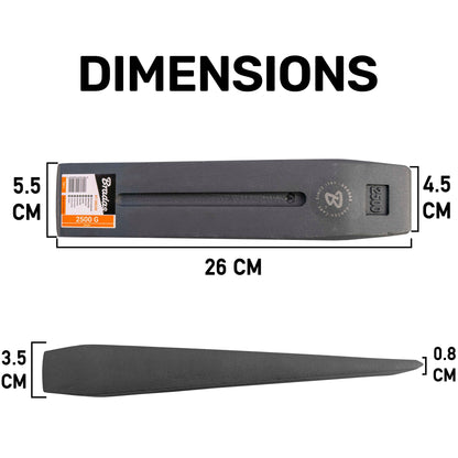 2.5kg Heavy-Duty Forged Steel Wood Splitting Wedge