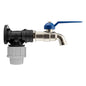 20mm MDPE Wall Flange Set Including Basic ½" Lever Tap