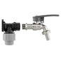 20mm MDPE Wall Flange Set – Lever Tap with Hose Barb & Side Lock