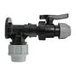 25mm MDPE Pipe Wall Flange and Valve Set