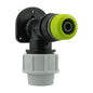 25mm MDPE Wall Flange Set Including Direct Hose Connection