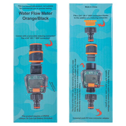 Black/Orange Water Flow Indicator