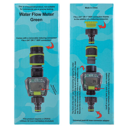Green Water Flow Indicator