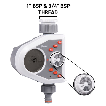 White Line Single-Outlet Electronic Water Timer Controller