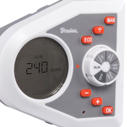 White Line Single-Outlet Electronic Water Timer Controller