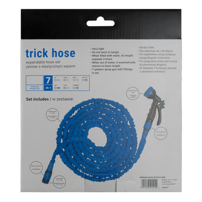 Blue Extendable Garden Hose 7.5m–22m