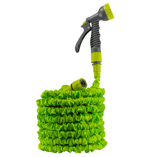 Lime Extendable Garden Hose 5m–15m