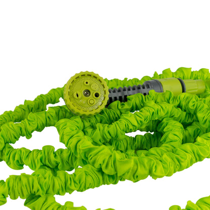 Lime Extendable Garden Hose 7.5m–22m