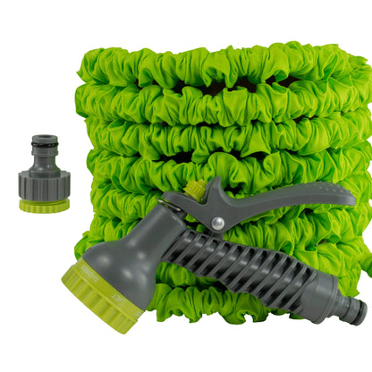Lime Extendable Garden Hose 5m–15m