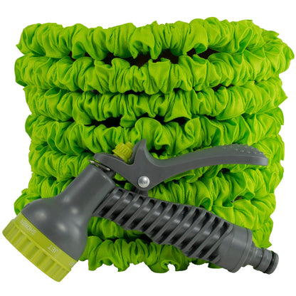 Lime Extendable Garden Hose 5m–15m