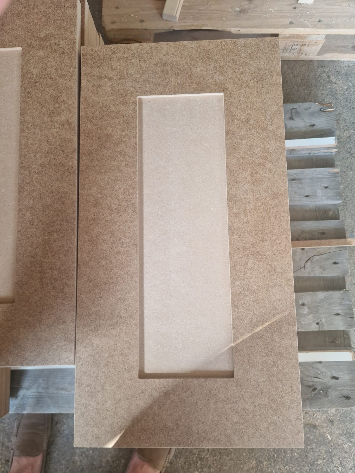 Replacement Kitchen Cabinet Door Shaker 85mm Frame Primed or Raw MDF