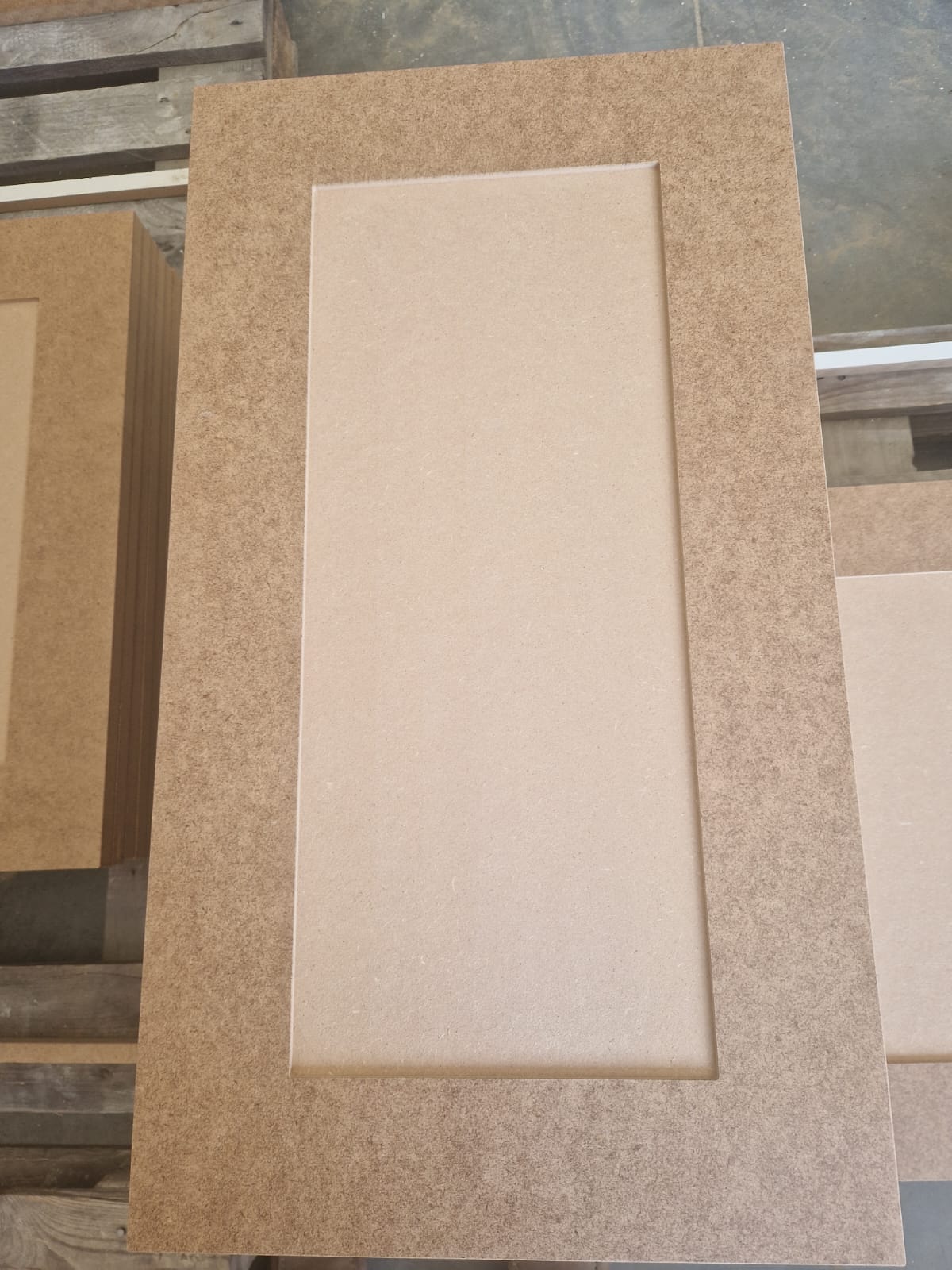 Replacement Kitchen Cabinet Door Shaker 85mm Frame Primed or Raw MDF
