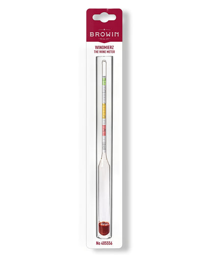Wine Hydrometer Sugar Meter 0-24 Brix Home Brewing Wine Making Test Kit