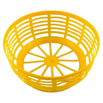 5‑Litre Glass Demijohn Bottle with Swing‑Top Lid and Yellow Safety Basket