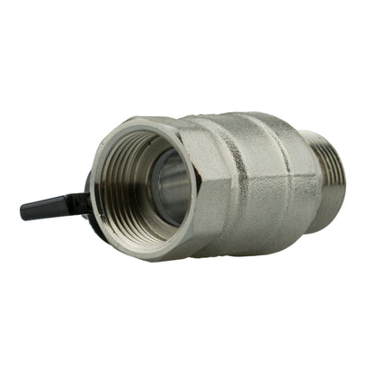 IBC 2” S60X6 to ¾” BSP Female Extension Adapter with Butterfly Tap and Male Snap Connector