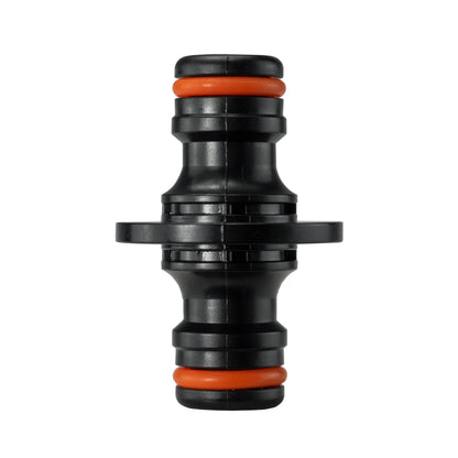 Bradas Dual‑Way Male Quick‑Connect Hose Joiner – Orange/Black