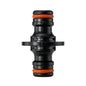 Bradas Dual‑Way Male Quick‑Connect Hose Joiner – Orange/Black
