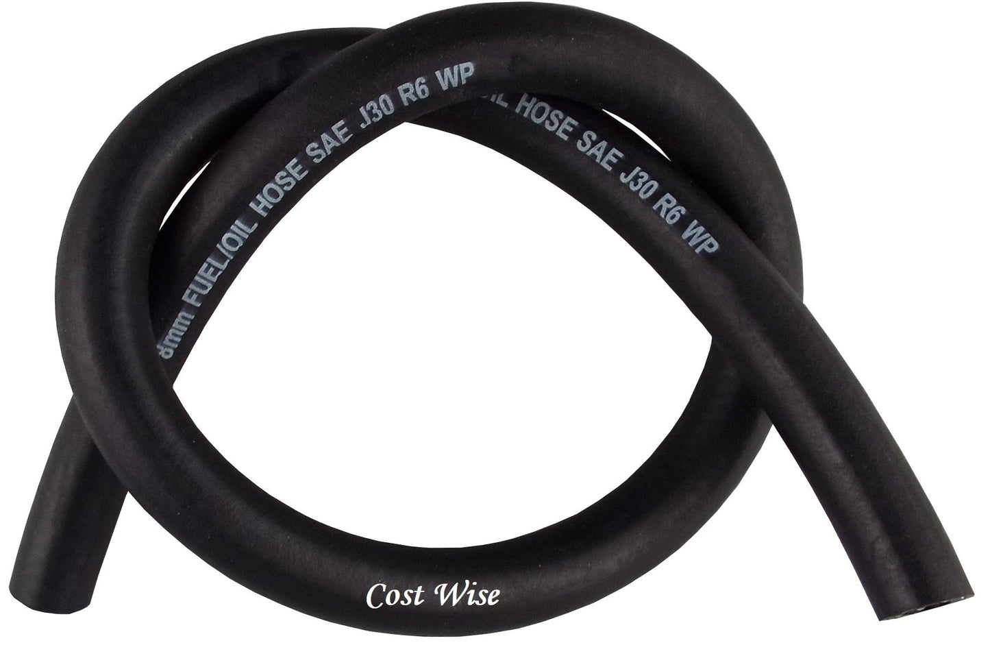 12.7 mm Braided Rubber Fuel & Oil Hose – SAE J30 R6 Compliant