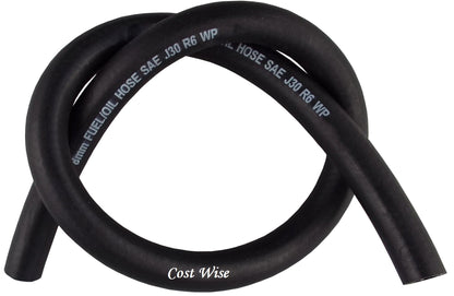 12.7 mm Braided Rubber Fuel & Oil Hose – SAE J30 R6 Compliant