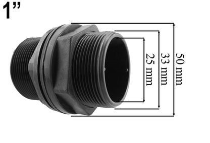 Water Butt Tap Kit Metal Tank Tap Click Lock Connector 1/2 3/4 1 Inch
