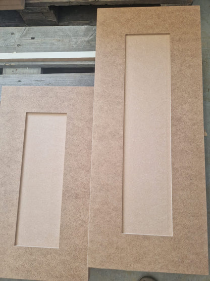 Replacement Kitchen Cabinet Door Shaker 85mm Frame Primed or Raw MDF