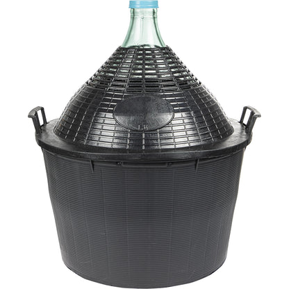 10L 15L 20L 25L 34L - Glass Demijohn With Basket For Wine Beer Mead Fermentation