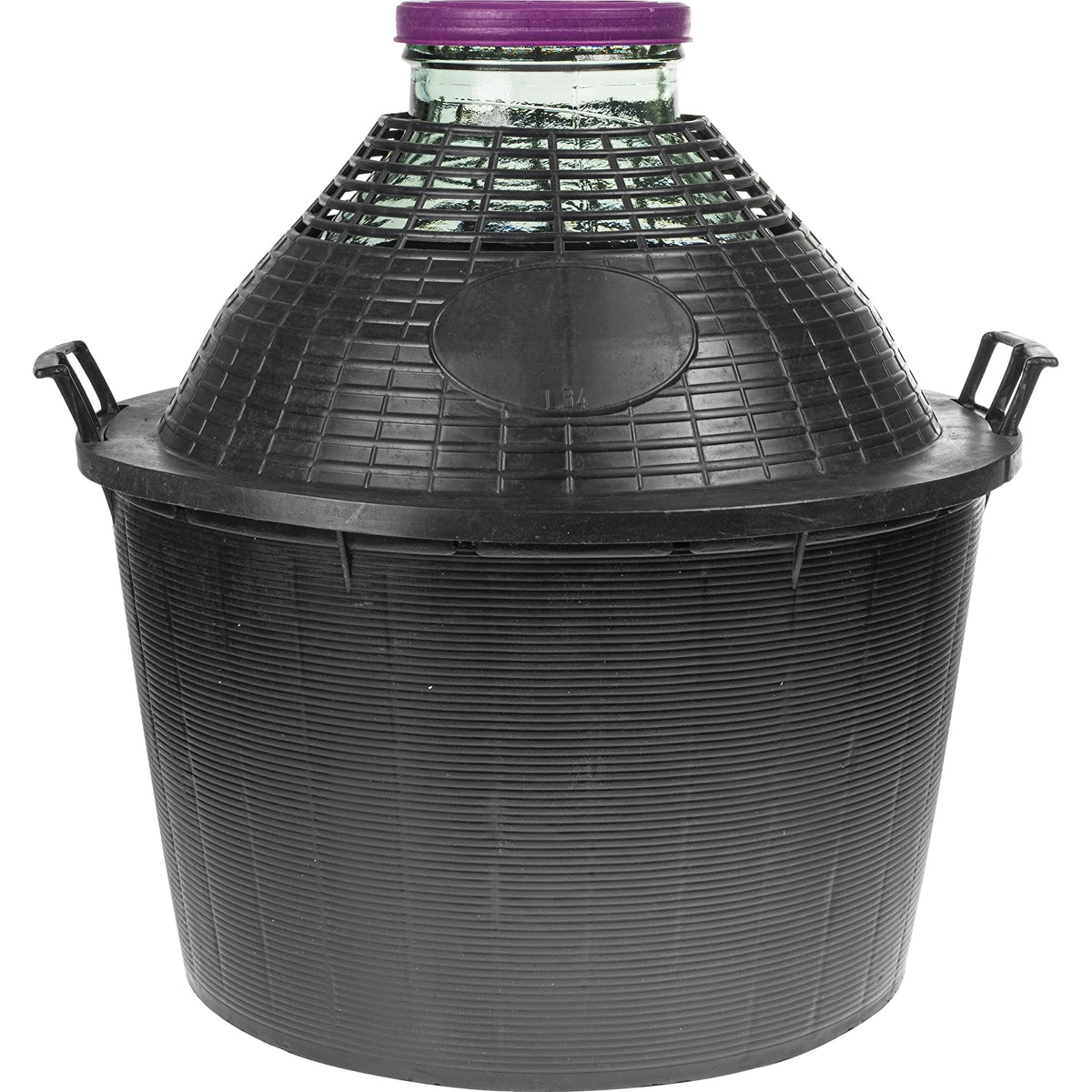 Glass Demijohn 10/15/20/25/34L Wide Neck Wine Beer Fermentation with Basket