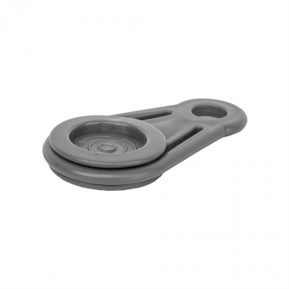 Round Grey Tarpaulin Clip