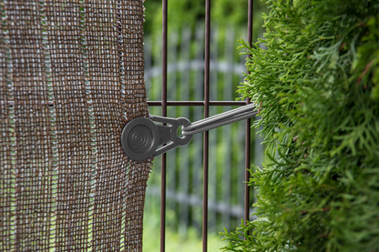 Round Grey Tarpaulin Clip
