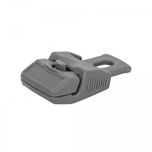 Pack of 10 Grey Slide-Style Tarpaulin Clips