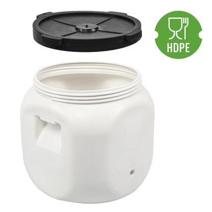 40L 60L Food Grade Fermentation Barrel with Tap White Pickling Sauerkraut Container