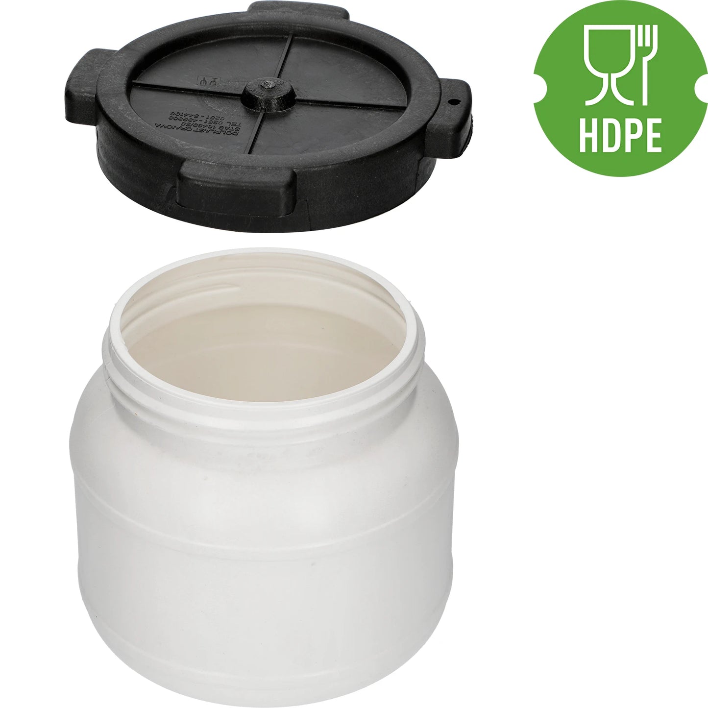 5L Pickling Barrel Food Grade HDPE Fermentation Container with Screw Lid