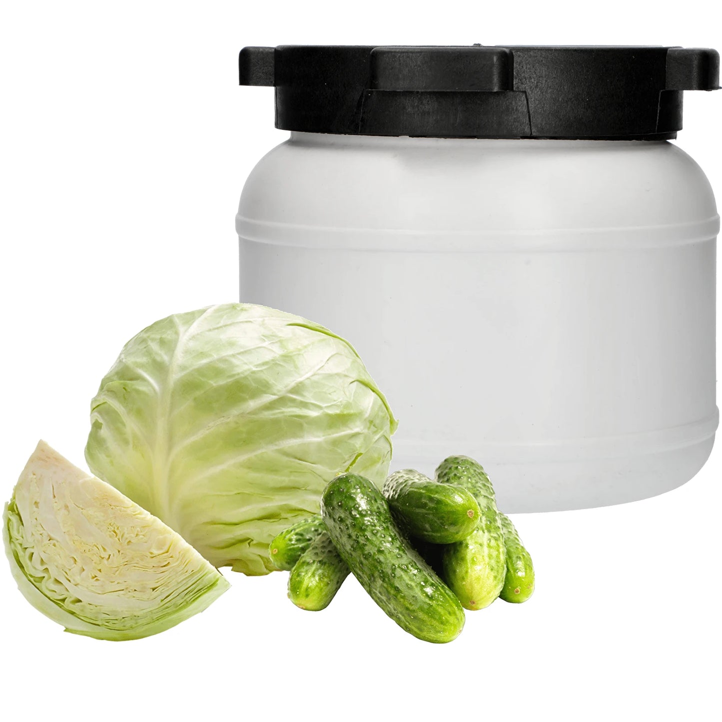 5L Pickling Barrel Food Grade HDPE Fermentation Container with Screw Lid