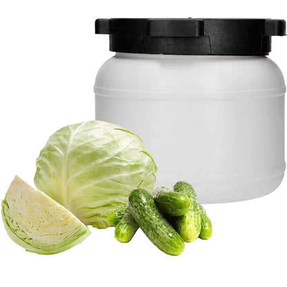 5L Pickling Barrel Food Grade HDPE Fermentation Container with Screw Lid