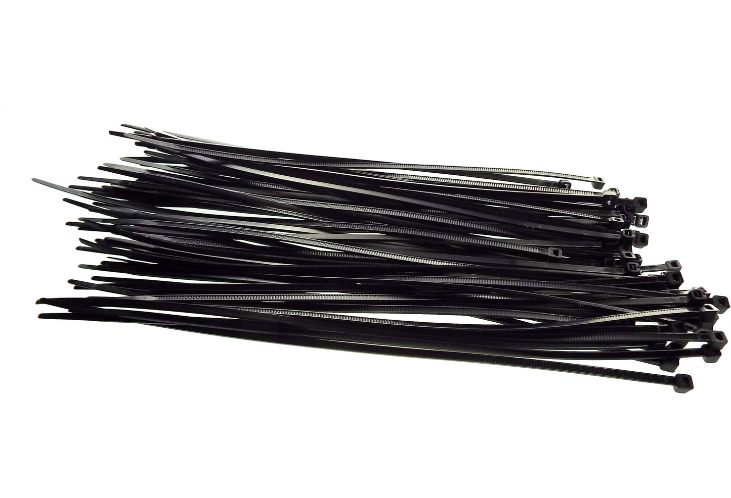 100 x Black Cable Ties – 4.8mm x 350mm Heavy-Duty Zip Ties