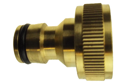1” BSP Female Brass Tap Connector with Snap-On Male Fitting