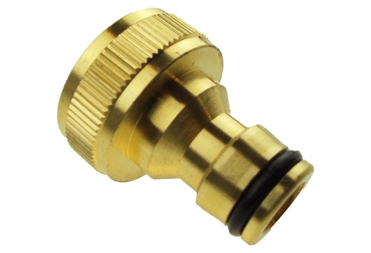 1” BSP Female Brass Tap Connector with Snap-On Male Fitting