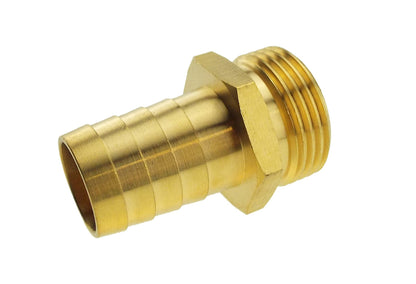 13mm Brass Inline Connector with 1/2" BSP Male Thread