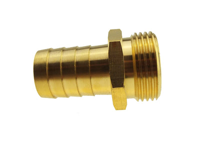 13mm Brass Inline Connector with 1/2" BSP Male Thread