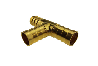 Brass T-Piece Hose Connector 12.5mm