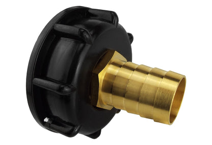 IBC 2” S60X6 End Cap with 19mm Brass Hose Tail