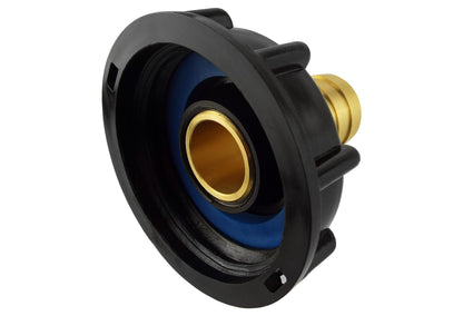 IBC 2” S60X6 End Cap with 19mm Brass Hose Tail
