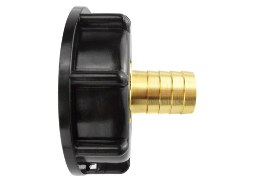 IBC 2” S60X6 End Cap with 13mm Brass Hose Tail