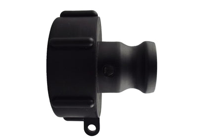 IBC 2” S60X6 Valve with 1” Type B Camlock Connector – IBC S60X6 to 1” Coupling Adapter