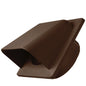 KRD/100B Brown External Louvre Vent, fi100mm