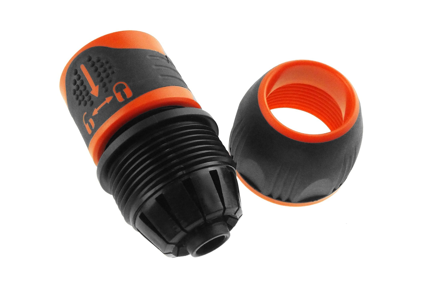 Cost Wise Click‑Lock Hose Adapter Compatible with 1/2" and 3/4" Hoses