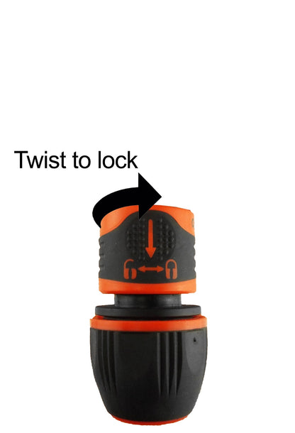 Cost Wise Click‑Lock Hose Adapter Compatible with 1/2" and 3/4" Hoses
