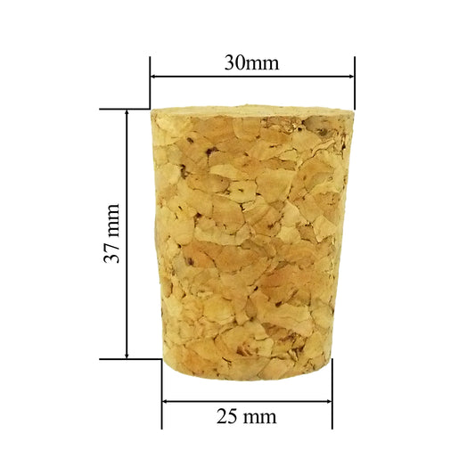 Tapered Cork Stopper – 30mm /25mm
